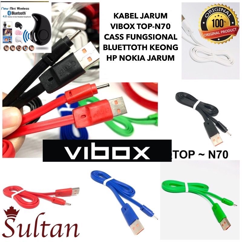 KABEL DATA QTOP NOKIA N70 KABEL JARUM QTOP N70 100CM PROMO SEN