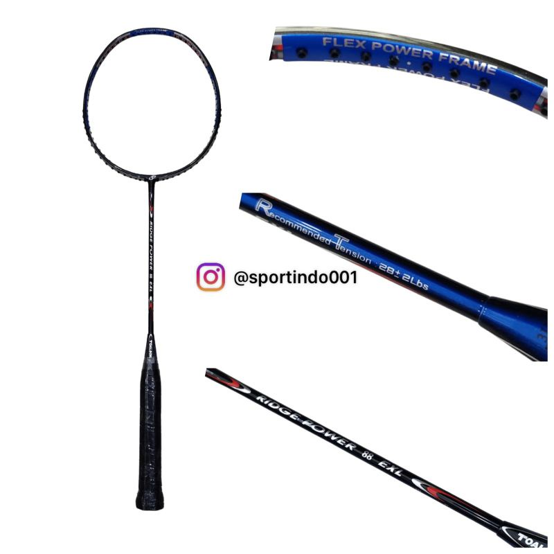 Raket Badminton Toalson Ridge Power 88 KOMPLIT
