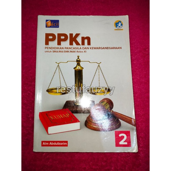 PRELOVED BUKU PPKN/PKN KELAS 11 PENERBIT GRAFINDO