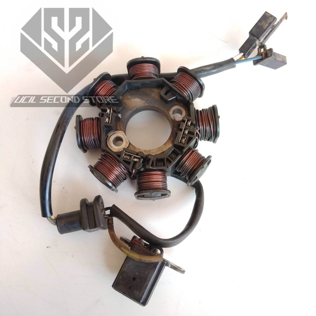 SPUL STATOR ORIGINAL SUZUKI SHOGUN 125 SP FD FL SPUL SHOGUN 125 SP FL RR ROBOT SEKEN ASLI ORIGINAL