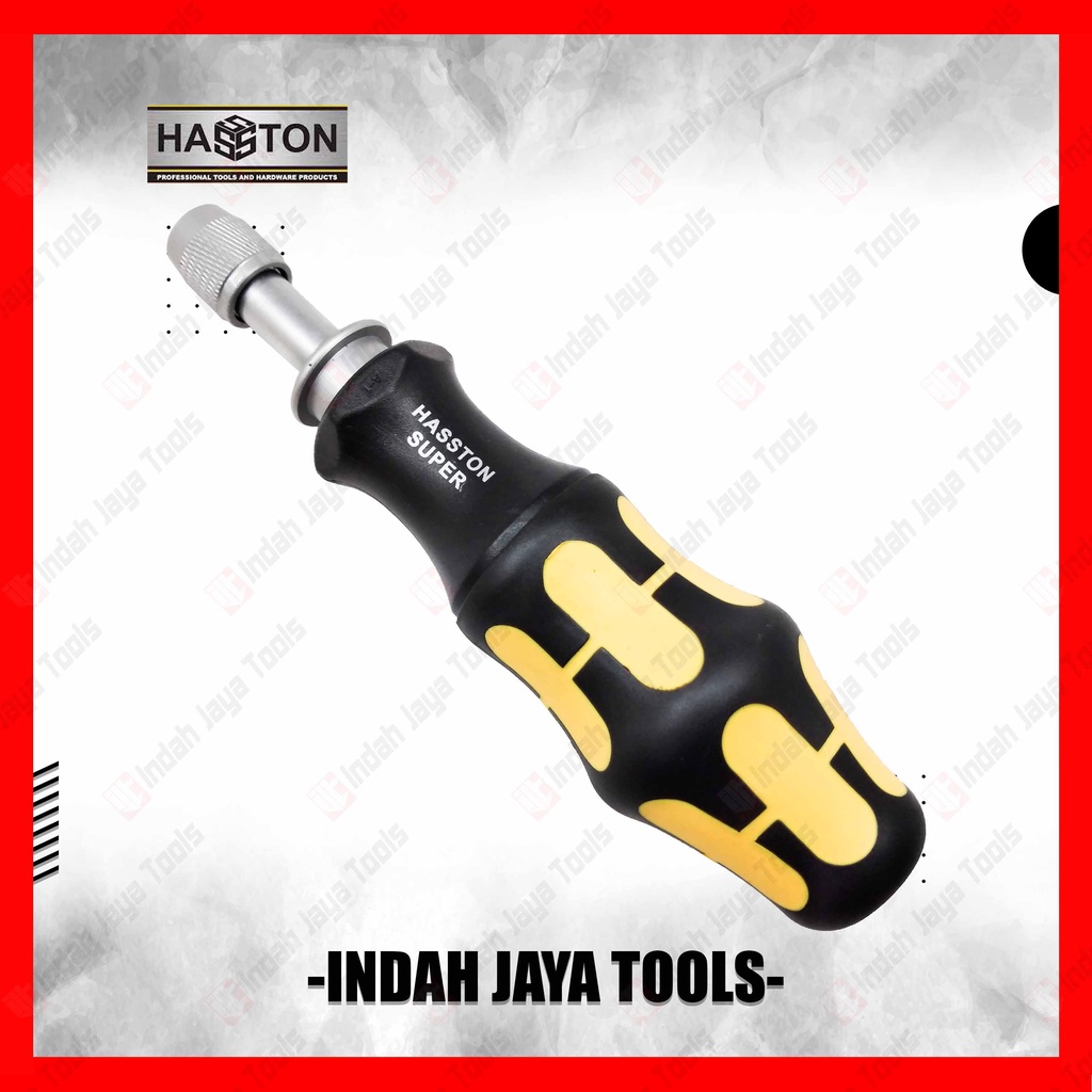 HASSTON 2600-009 Obeng Set 6 in 1 S2 Multi Screwdriver Adjustable