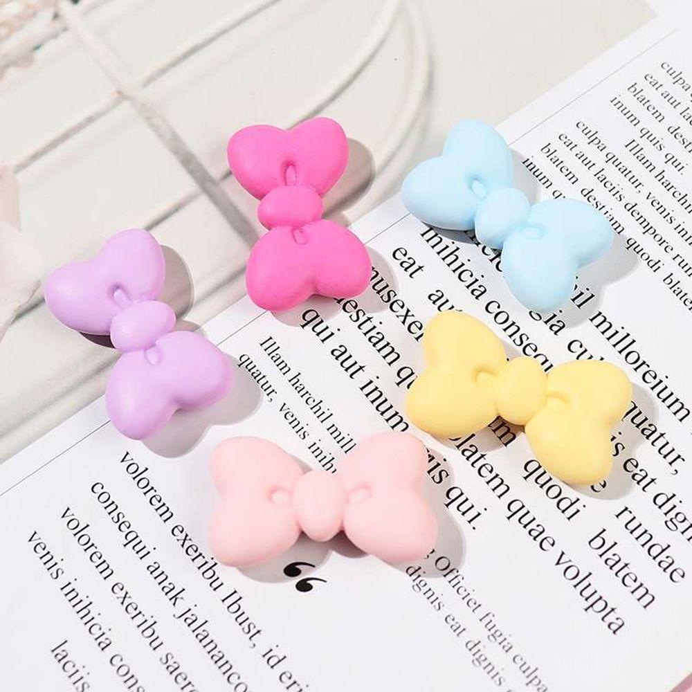 Needway   Klip Rambut Gaya Korea Manis 2pcs/Set Desain Fashion Busur Simpul Anak Temperamen Gadis Duckbill Clip