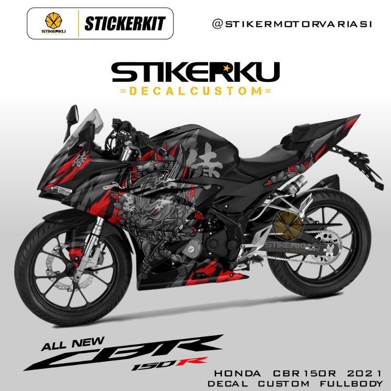 decal motor CBR 2021 / decal motor Honda CBR 2021 fullbody / decal motor CBR  150R 2021