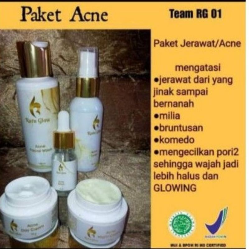 Ratu Glow Acne skincare original