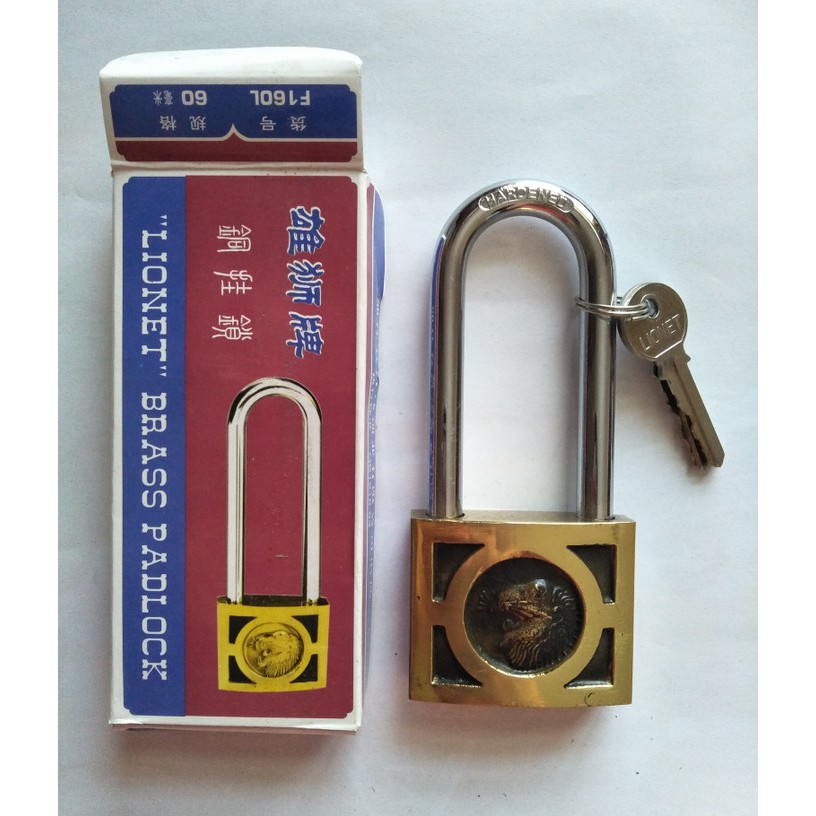 Gembok LIONET 60mm panjang  Gembok 60mm  Gembok besar