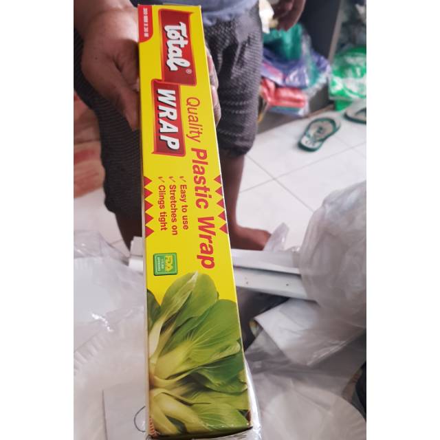Plastik wrap wrapping best cling / total wrap / plastik pembungkus buah