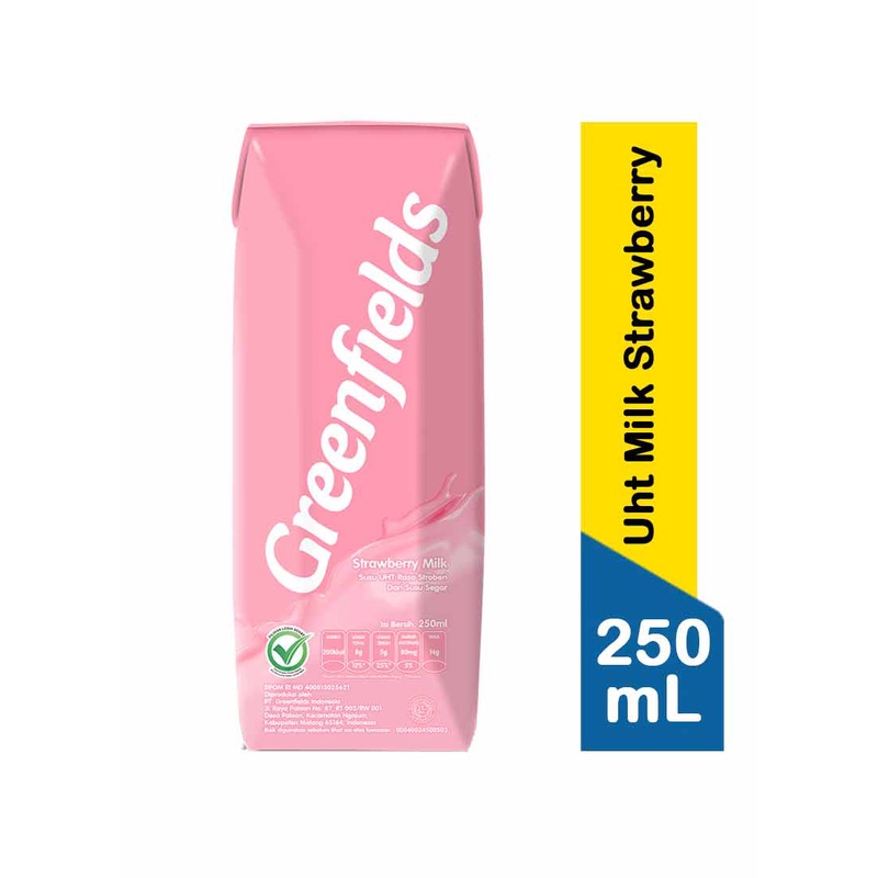 

GREENFIELDS UHT MILK STRAWBERRY 250ML