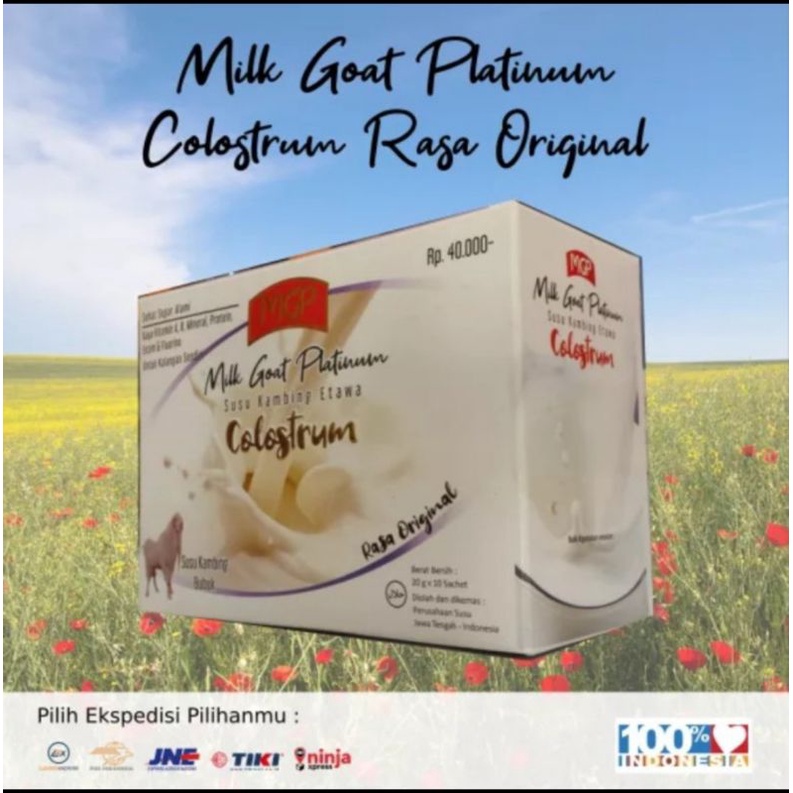 

Susu Kambing Etawa Bubuk Colostrum Milk Goat Platinum Isi 10 shacet