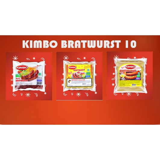 

KIMBO SOSIS BRATWURST 500 GR ISI 10