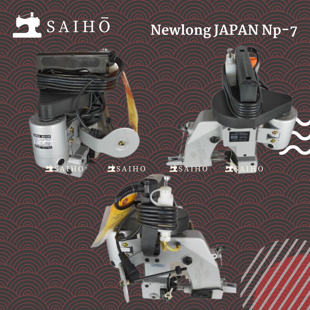 [NewLong JAPAN] Mesin Jahit Karung Goni NP-7A NLI Japan / NP7A Jepang