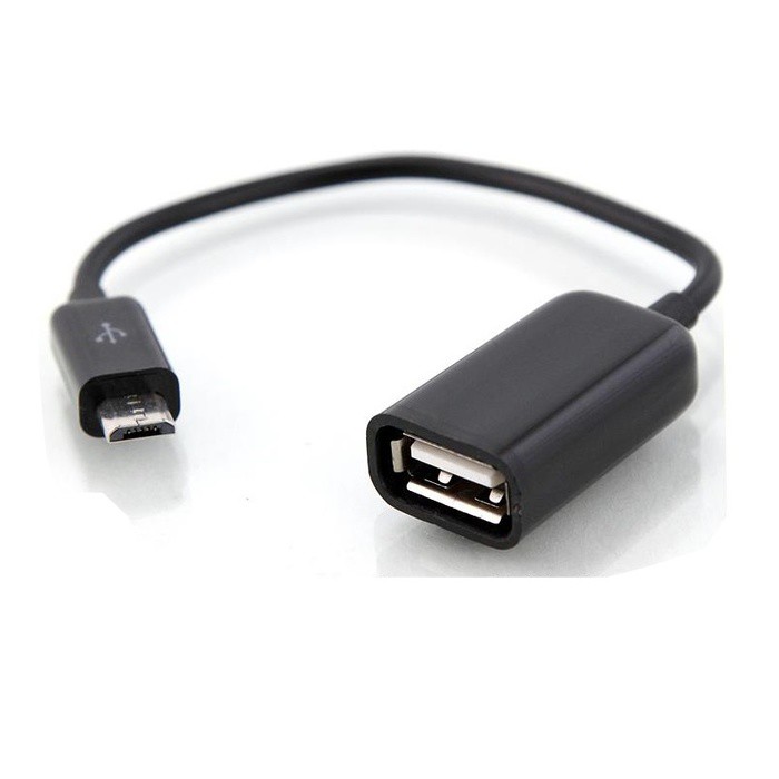 Kabel USB OTG Cable Multifunction Smartphone Converter Micro USB - Hitam