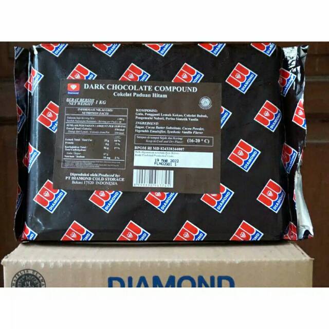 

diamond dark chocolate compound 5kg 2 pcs