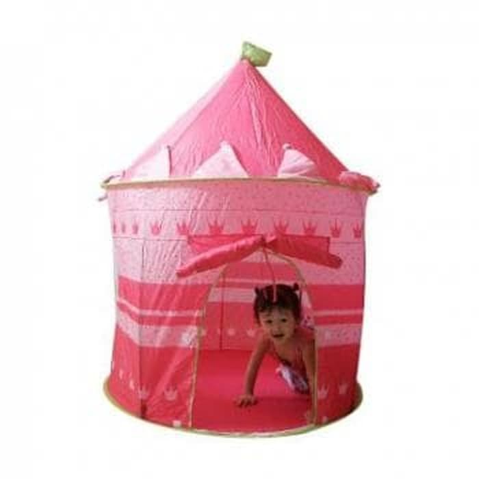 COD TENDA KERUCUT CASTLE ISTANA ANAK JUMBO PINK - MAINAN TENDA ANAK OUTDOOR INDOOR MURAH