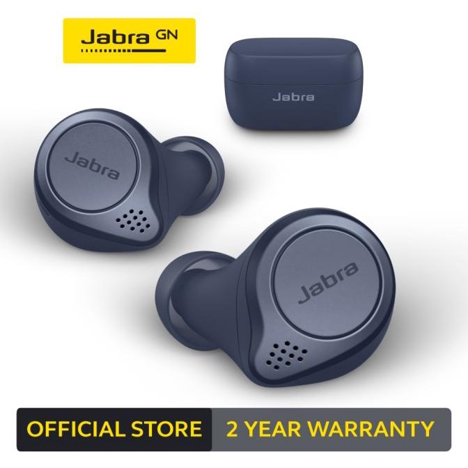 Jabra Elite Active 75t/75t Active True Wireless Earbuds - Navy Blue