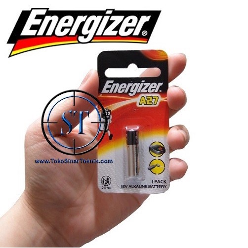 Baterai A27 Energizer Batteray Battery Batree Remote Alarm Mobil 12V ( A-27 )