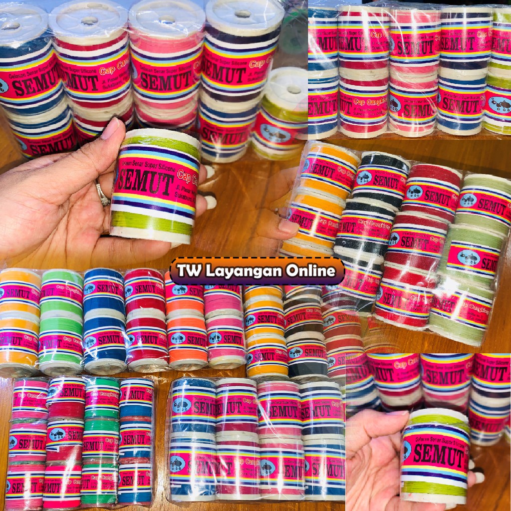 benang gelasan layangan Semut Kambing CK / grosir gelasan murah / gelasan anak bocah