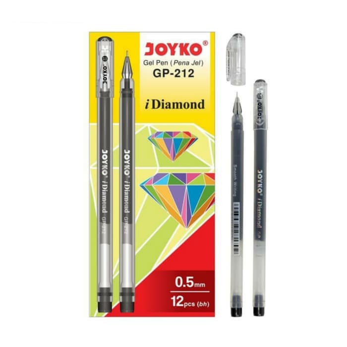

Joyko Bolpen Gel GP-212 iDiamond | Bulpen Joyko | Pulpen Joyko | Bolpoin | Pulpen Murah