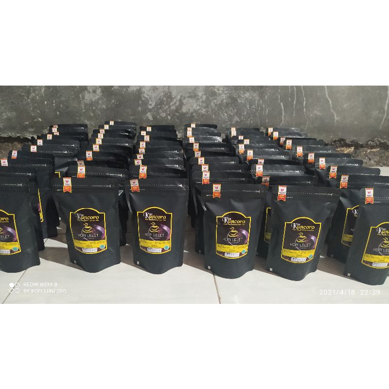

Kopi Lelet Kuncoro Original Khas Pati / Kopi Tulen / Kopi nikmat Kemasan 100 Gram Aroma Khas