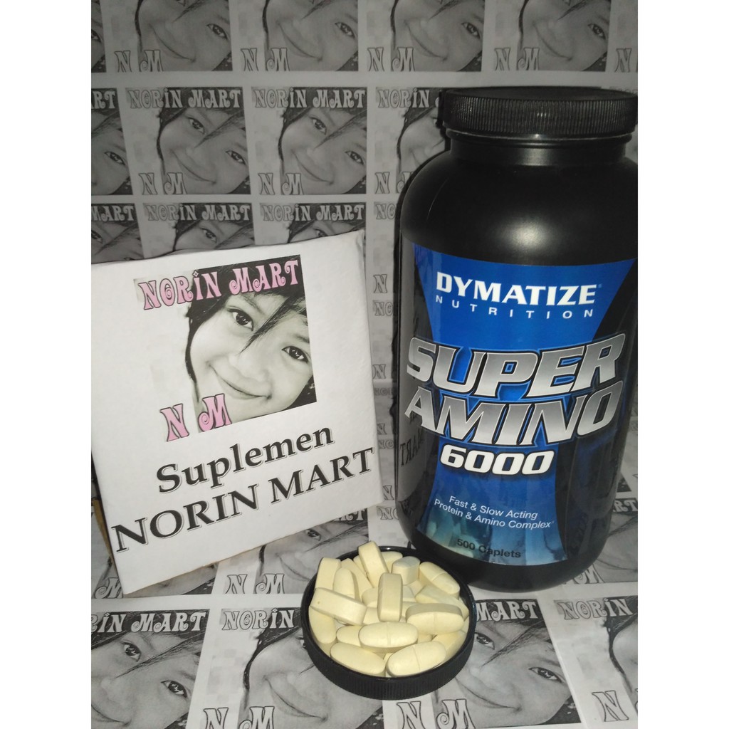 DYMATIZE SUPER AMINO 6000 50 TABLET ECERAN / KETENG / REPACK / Suplemen Fitnes