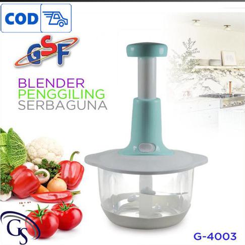Unik Blender Penggiling Daging Manual - Pencacah Bumbu Serbaguna Gsf G 4003 Gilaa