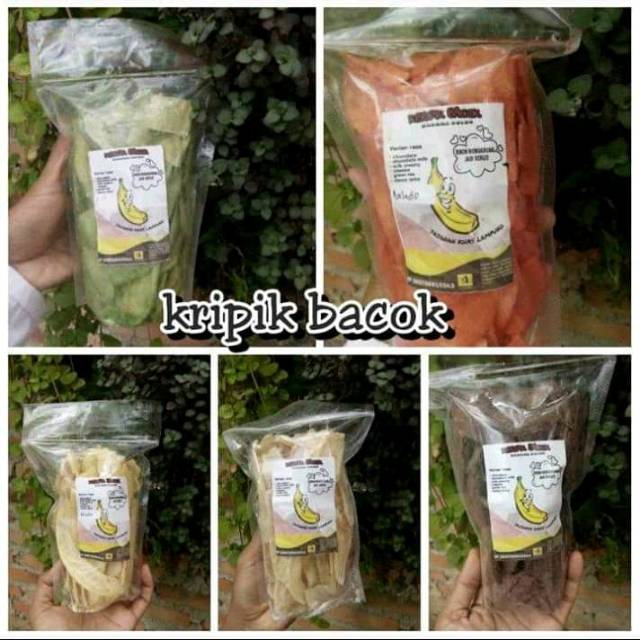 

Keripik Pisang BACOK (Banana Kocok) Khas Lampung 100% Asli.