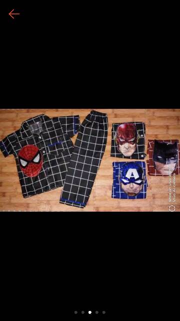 COD Piyama LOL &amp; super Hero LED size 1-5 th