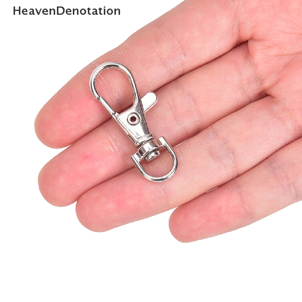 [HeavenDenotation] 10PC Silver Swivel Trigger Clips Snap Lanyard Hook Bag Key Ring Hooks Gift