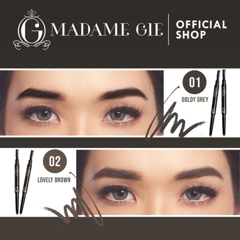 Madame Gie Perfect Brow|Make Up Pensil Alis Mekanik