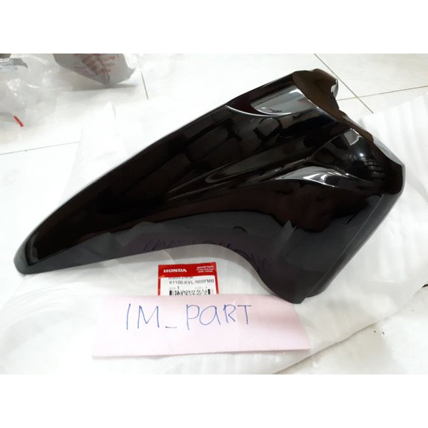 slebor spakbor depan supra x 125 batman 2007 - 2013 hitam 61100-kvl-n00fmb