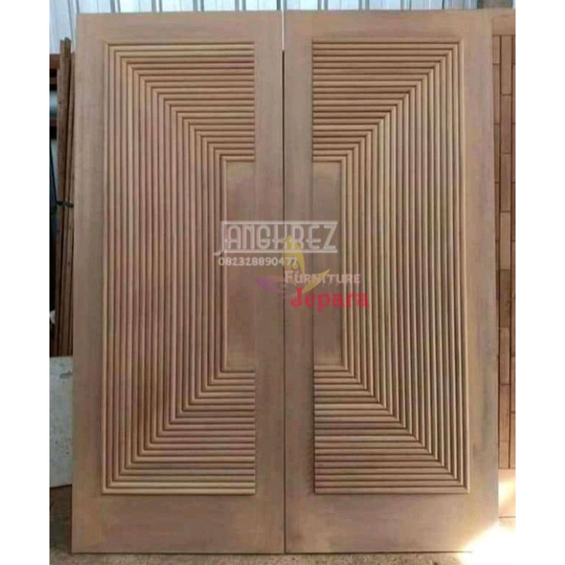 PINTU. JATI KUPU TARUNG MINIMALIS JATI MEUBLE JEPARA