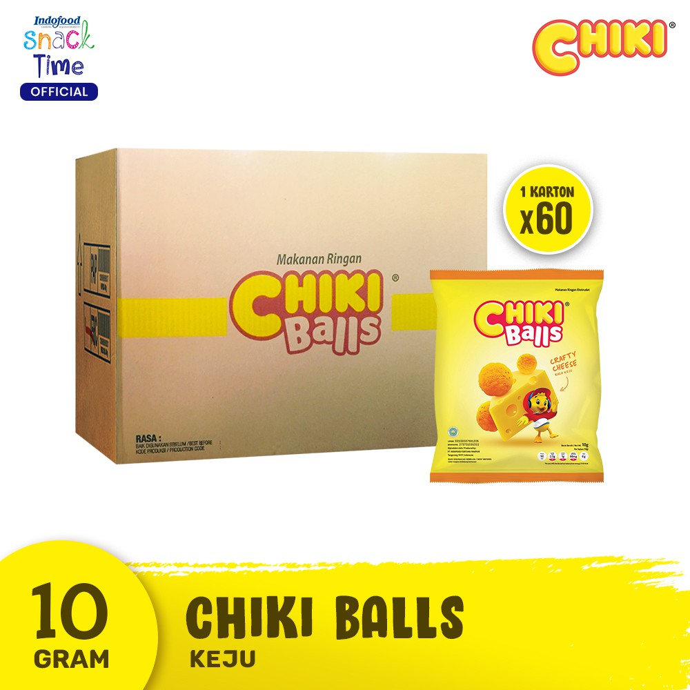 

Chiki Ball Keju 10 Gr - 60 Pcs