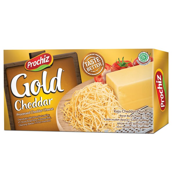 

Prochiz Cheddar Cheese Gold 170G