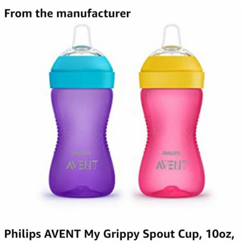 Philips Avent  Sippy Cup Pingu Training Cup Soft Spout Impor 200ml 6m+ soft spout My Grippy Spout Cup 300ml