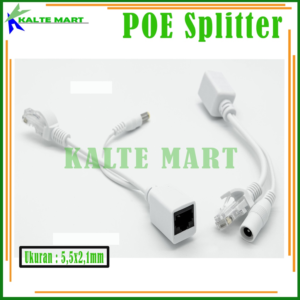 Kabel POE Injector &amp; POE Splitter (SET) / Kabel POE Set