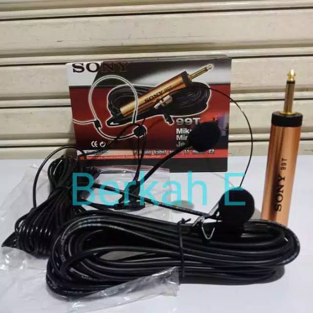 Mic Imam Sony 99T Jepit+Headset Clip-On