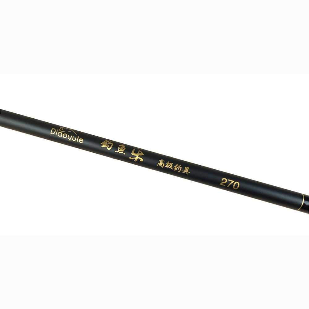 Joran Pancing Pole Tegek Fiberglass Fishing Rod 2.4M Tongkat Alat Memancing Perlengkapan Pancing Multifungsi