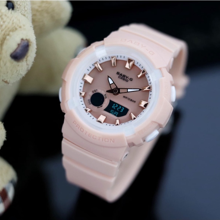 Jam tangan Casio BabyG BGA-230 Hitam Rosegold / BabygG