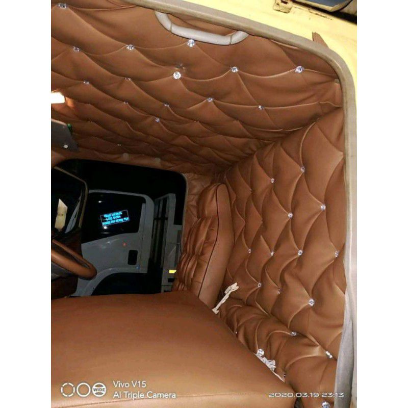 Sarung Jok Full Interior (dalam kabin) Model Sofa Truk Canter Dyna Dutro