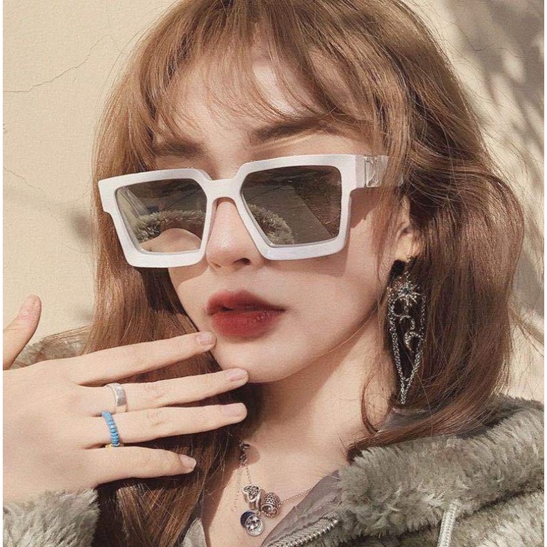 Kacamata Hitam Sunglasses Wanita Anti UV kotak gaya fashion model korea