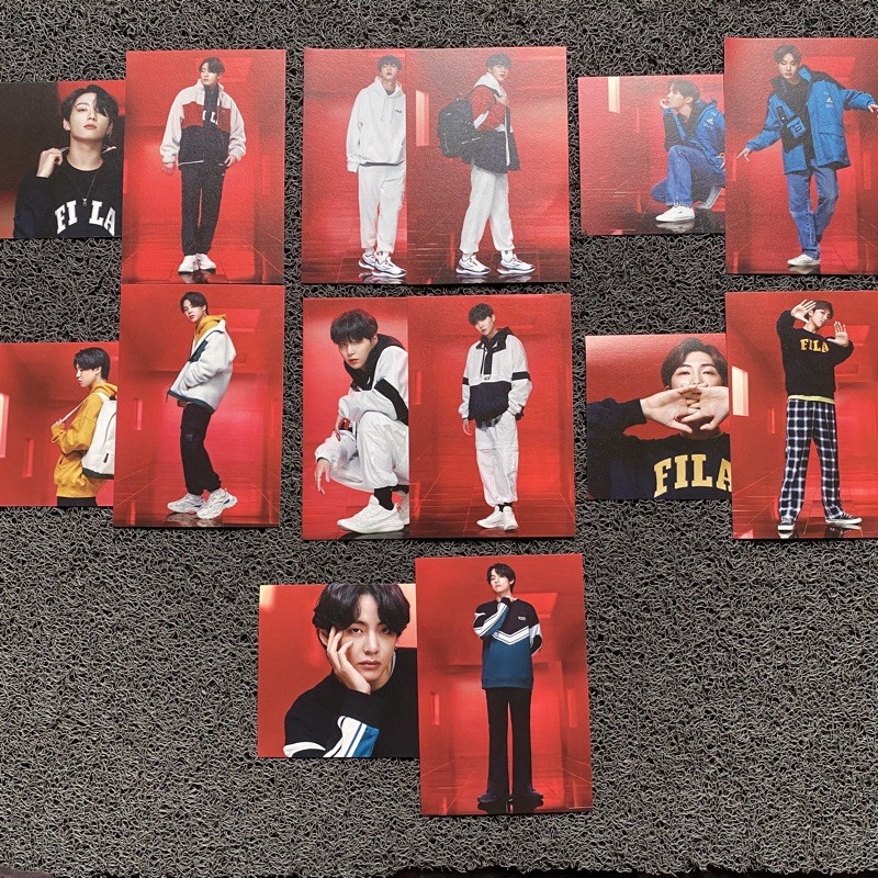[ OFFICIAL ] POSTCARD BTS X FILA GO BEYOND