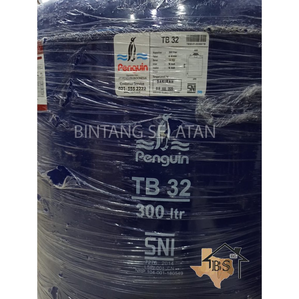 TOREN AIR / TANK PENGUIN/ PENAMPUNGAN AIR 300 LITER TB32 ORI