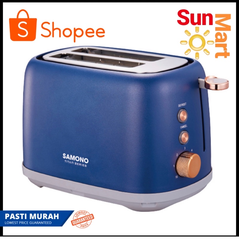 SAMONO Toaster SWTT800 Panggangan Roti Loncat Samono