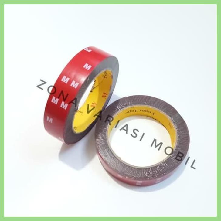 

DOUBLE TAPE PEREKAT LEM BOLAK BALIK MM 3M MERAH 24MM X 4.5 M TERMURAH