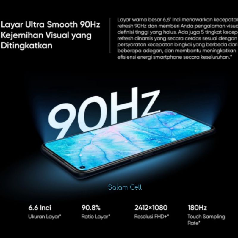 Realme 9i Ram 6+5/128GB Camera 50MP Snapdragon 680 Norepack Original Garansi Resmi