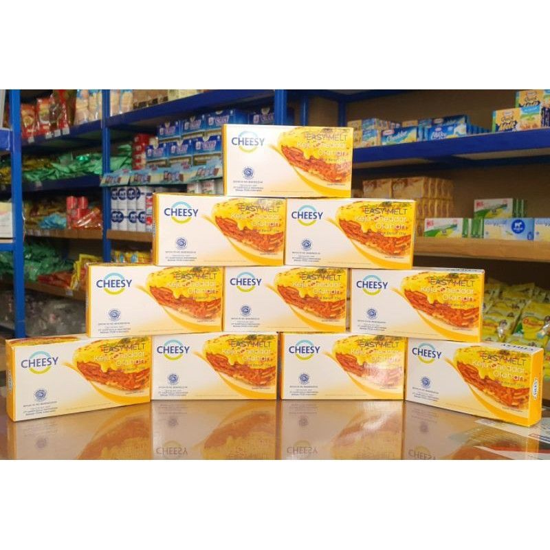 

Cheesy Easy Melt 160gr/Keju Meleleh/Keju Lumer/Quick Melt Cheese/Lasagna Cheese/Melted cheese/Keju Pizza