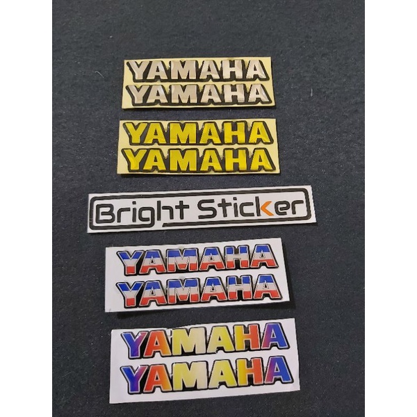 STICKER EMBLEM YAMAHA TIMBUL 3D