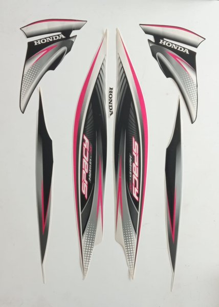 Striping Lis Sticker Honda Spacy 2012 Putih KDL214