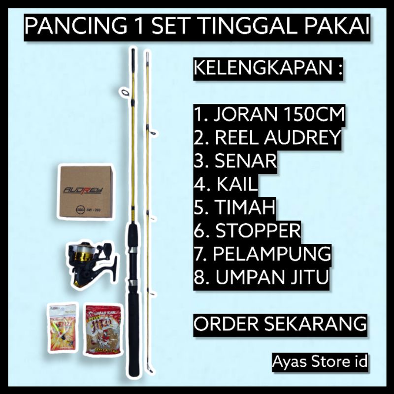 Promo 1 Set Pancing Sambung Fiber Lengkap