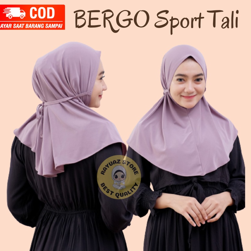 Jual HIJAB SPORT MENUTUP DADA JILBAB INSTAN JERSEY NON PET KERUDUNG