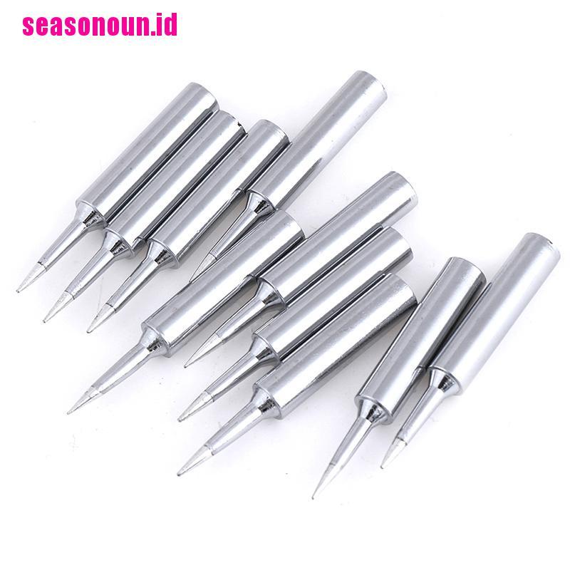 10 Pcs Ujung solder Pengganti Model Tajam 900m-t-i